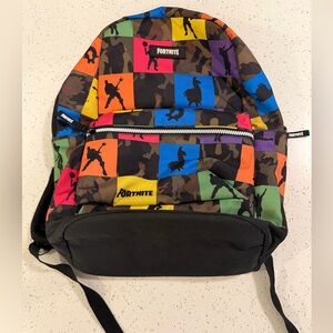 Fortnite Multicolor Graphic Backpack for Men